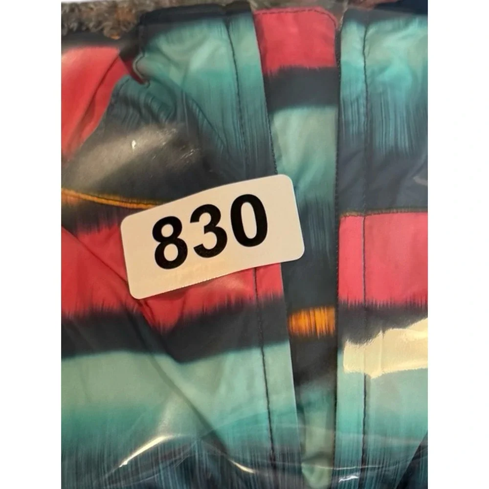 The North Face Windbreaker Jacket Hooded Stripe Windwall‎ Youth L